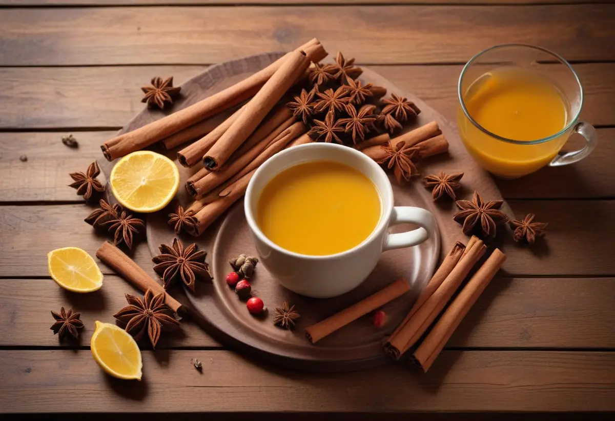 Upplev magin med chai – kryddor och värme illustration