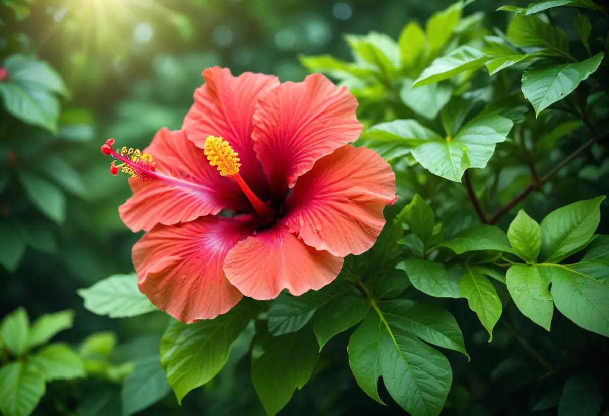 Hibiskus te – en fest för smaklökarna! illustration