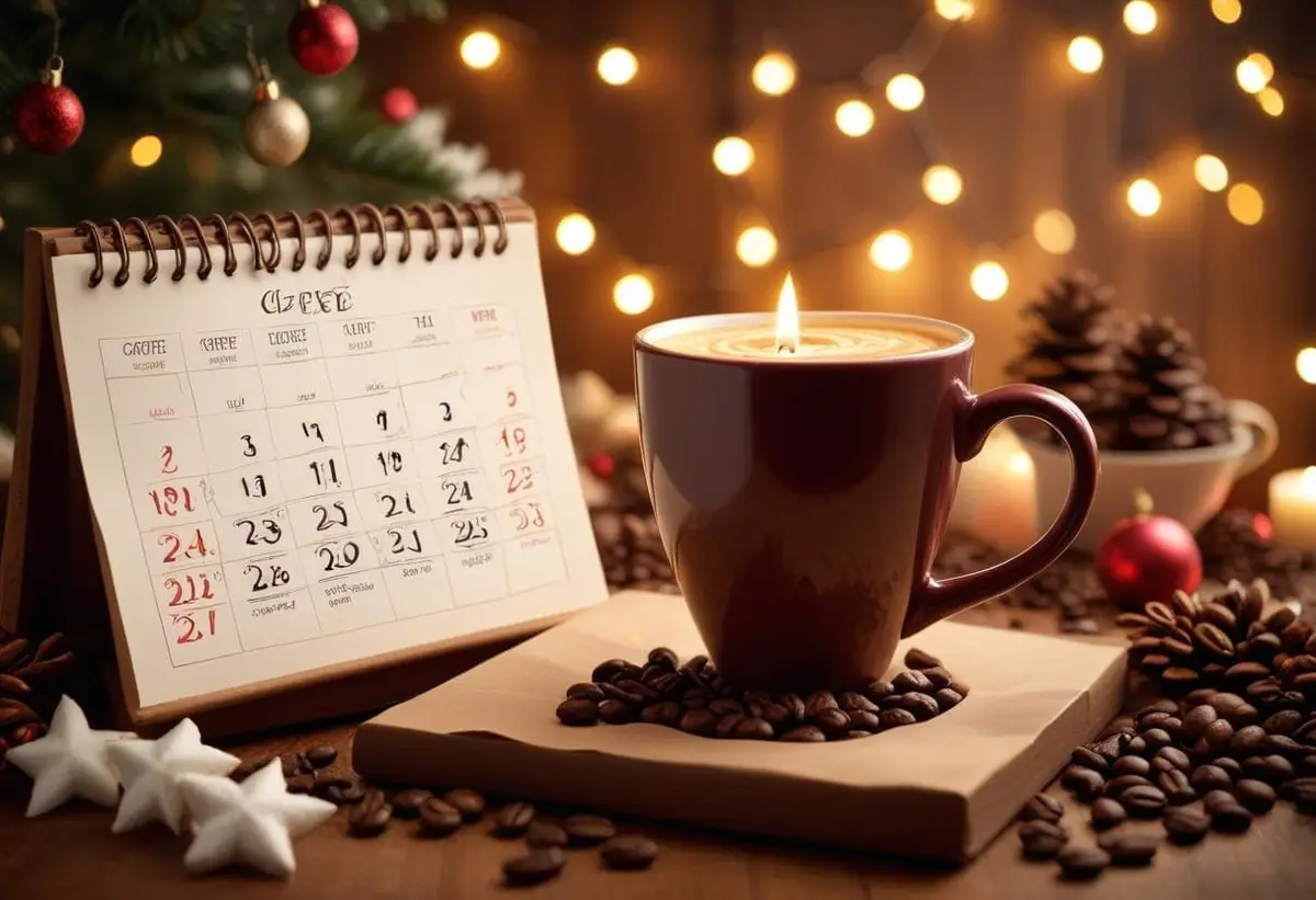 Upptäck fördelarna med en kaffekalender i jul! illustration